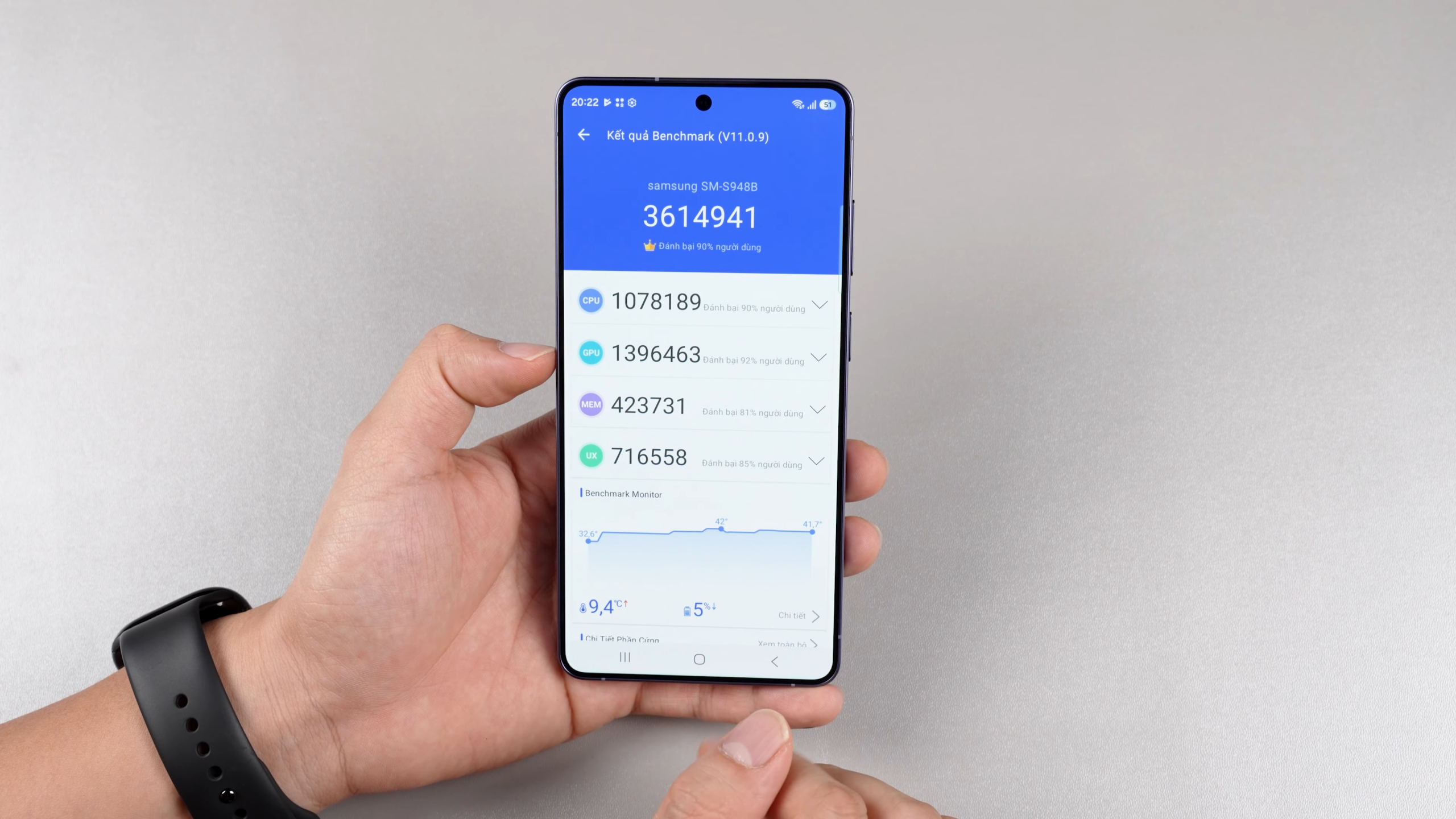 Điểm Antutu đ&aacute;nh gi&aacute; S26 Ultra