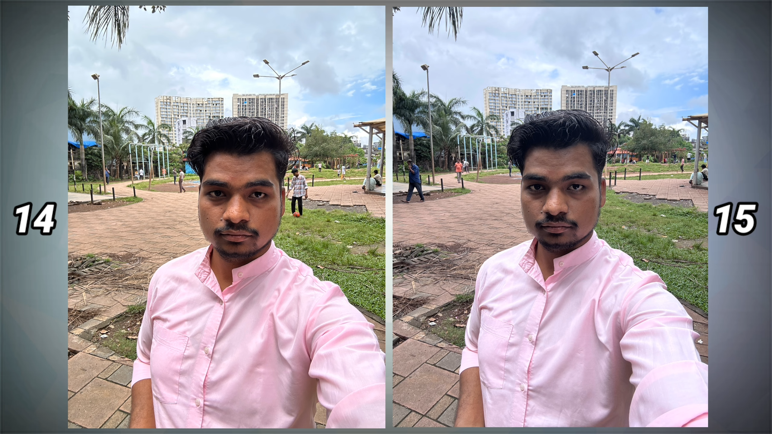 Ảnh sao s&aacute;nh camera iPhone 15 v&agrave; iPhone 14 Pro