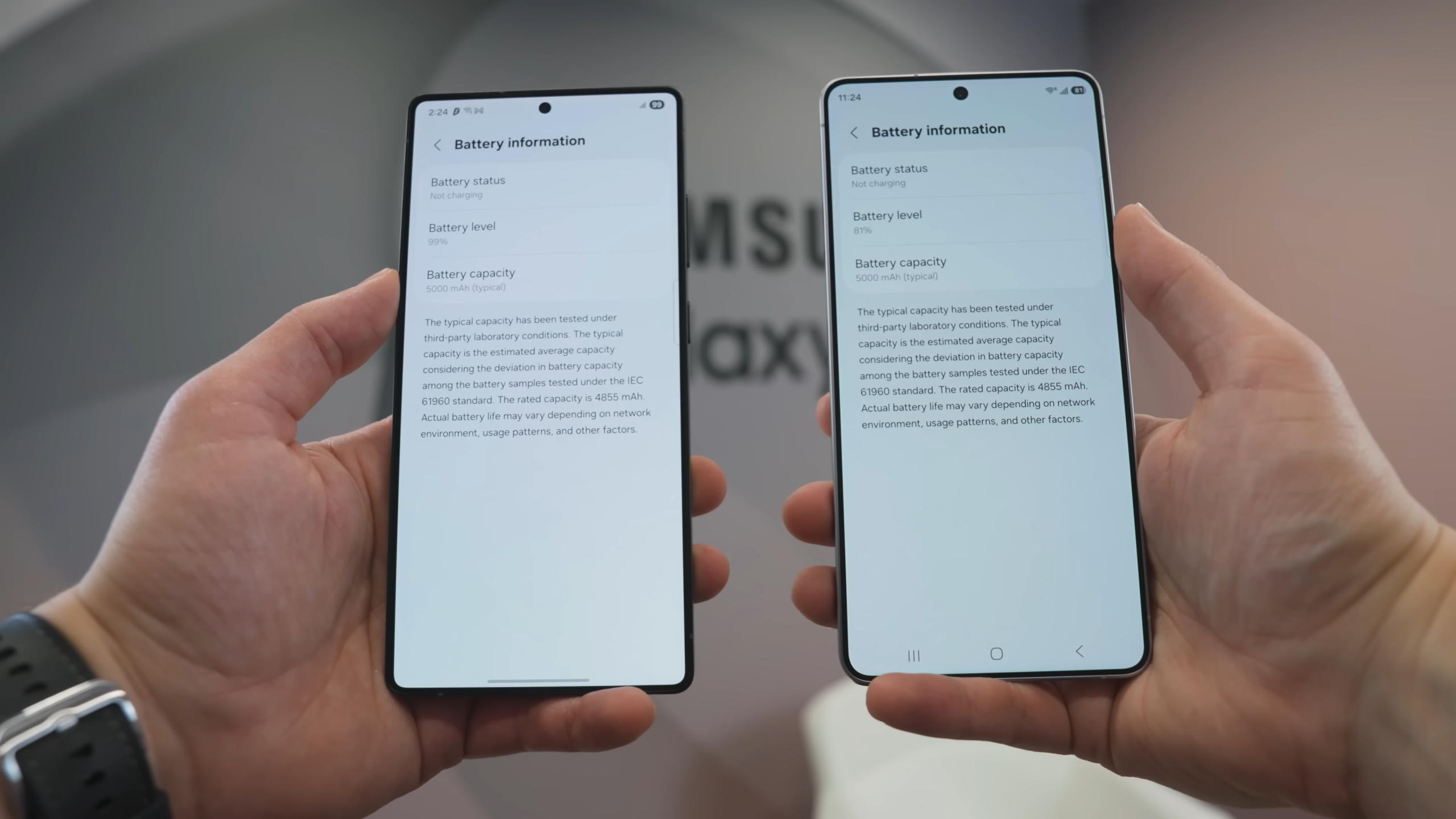 Đánh giá Pin S26 Ultra và S25 Ultra